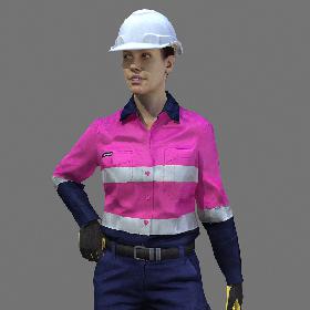 Worker Mining Safety Female